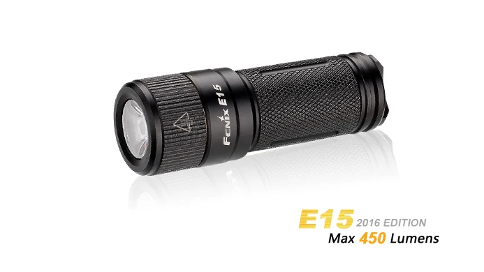 Бесплатная доставка изысканный фонарик с брелоком Fenix E15 (2016) макс. 450 люмен