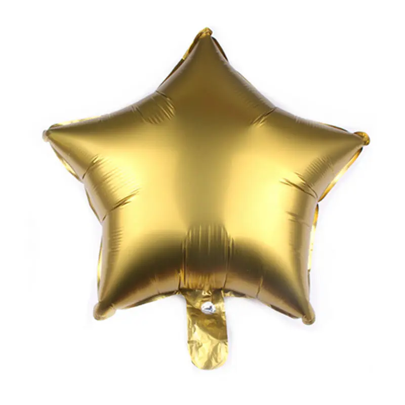 Figure balloon TSZWJ Новинка 18-дюймовые металлическая пятиконечная звезда алюминий воздушный шар для вечерние свадебные украшения декоративный шарик - Цвет: Figure balloon