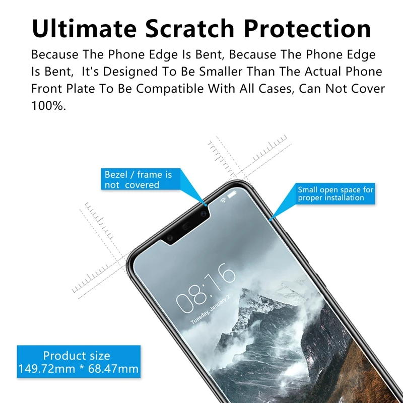 9H закаленное стекло для Huawei Mate 20 Lite Защитная пленка экрана 6 3|Защитные стёкла и