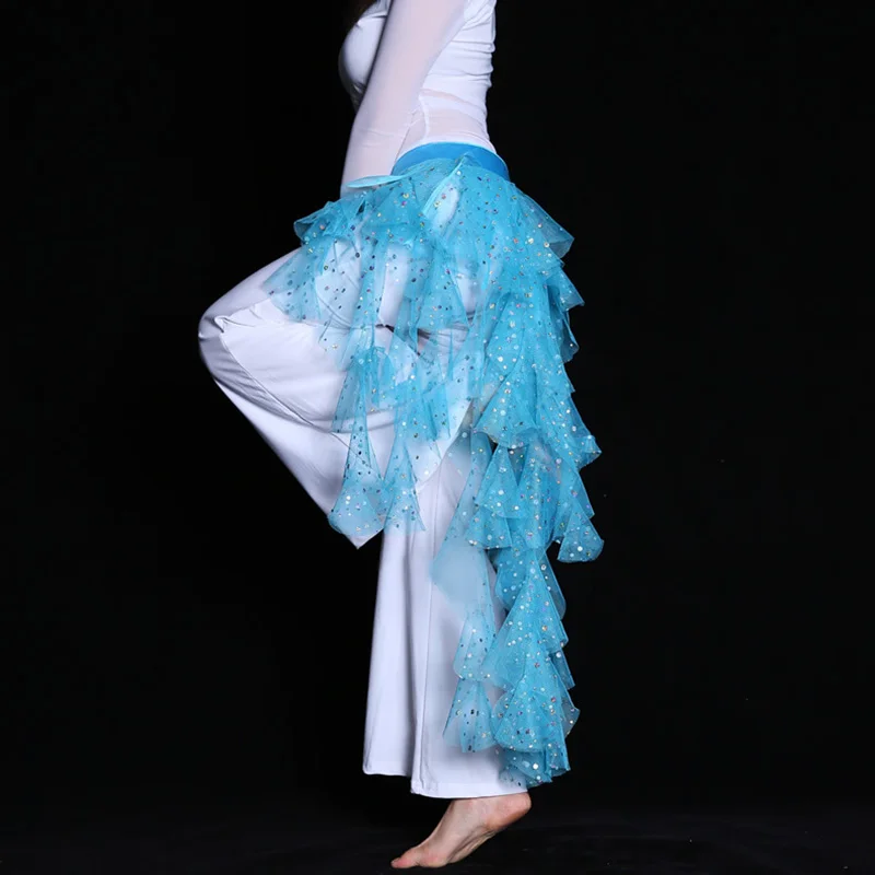 Мода Bellydance хип шарф пояс юбка обертывание элегантный Египет блёстки живота танец