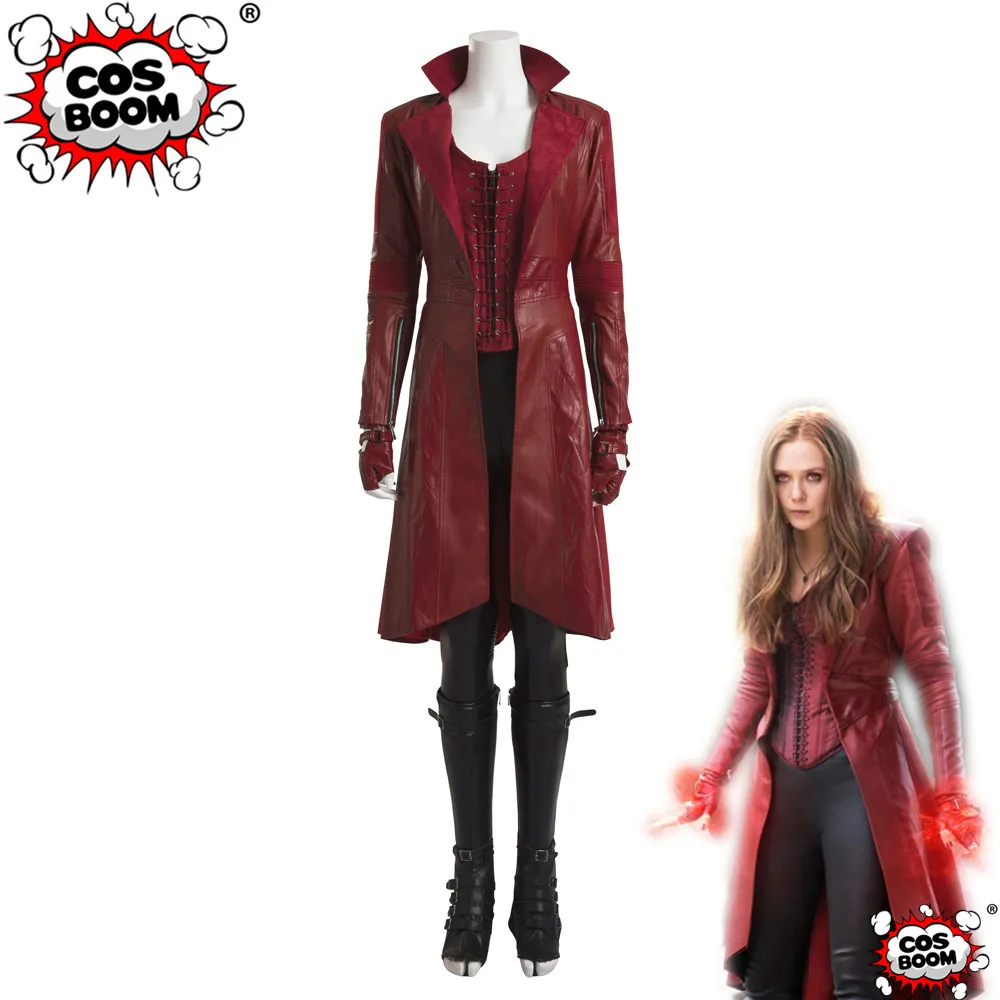 Карнавальный костюм COSBOOM Scarlet Witch Капитан Америка 3 для косплея на Хеллоуин |