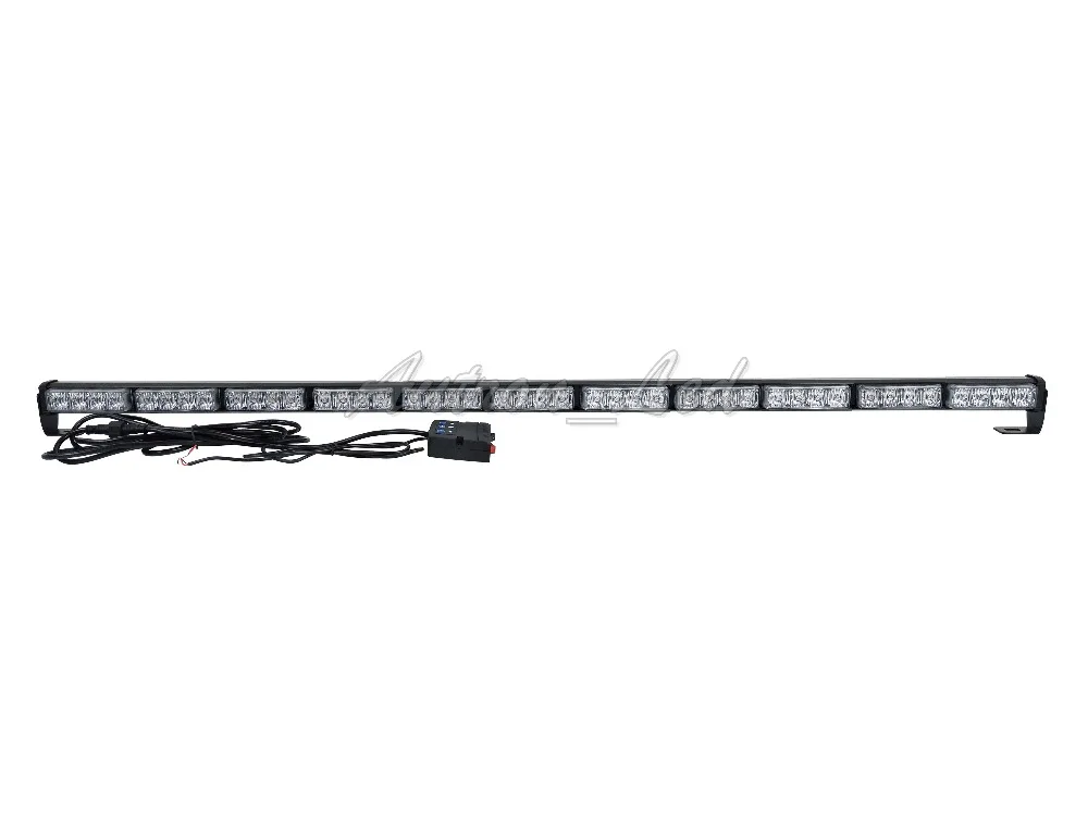2" /30"/3" /38"/4" /47"/5" светодиодный аварийный автомобильный стробоскопический светильник-бар для контроля за движением, направленный Предупреждение ющий мигающий светильник s Amber Trucks
