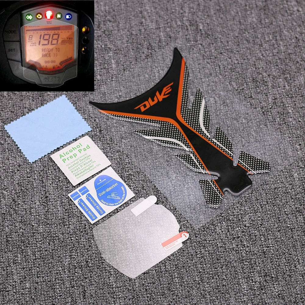 Накладка на бак и мотоцикл спидометр прозрачный кластер Защита от царапин ТПУ