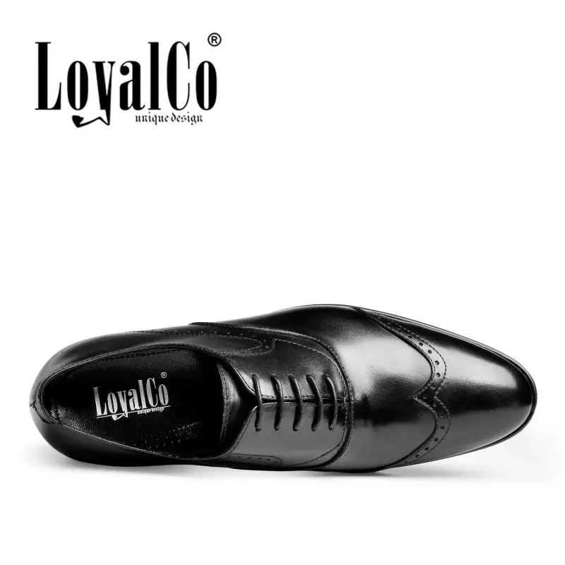 2015 Men's Brogues Formal Business Male Flats Black wedding shoes men lace up dress formal oxfords | Обувь