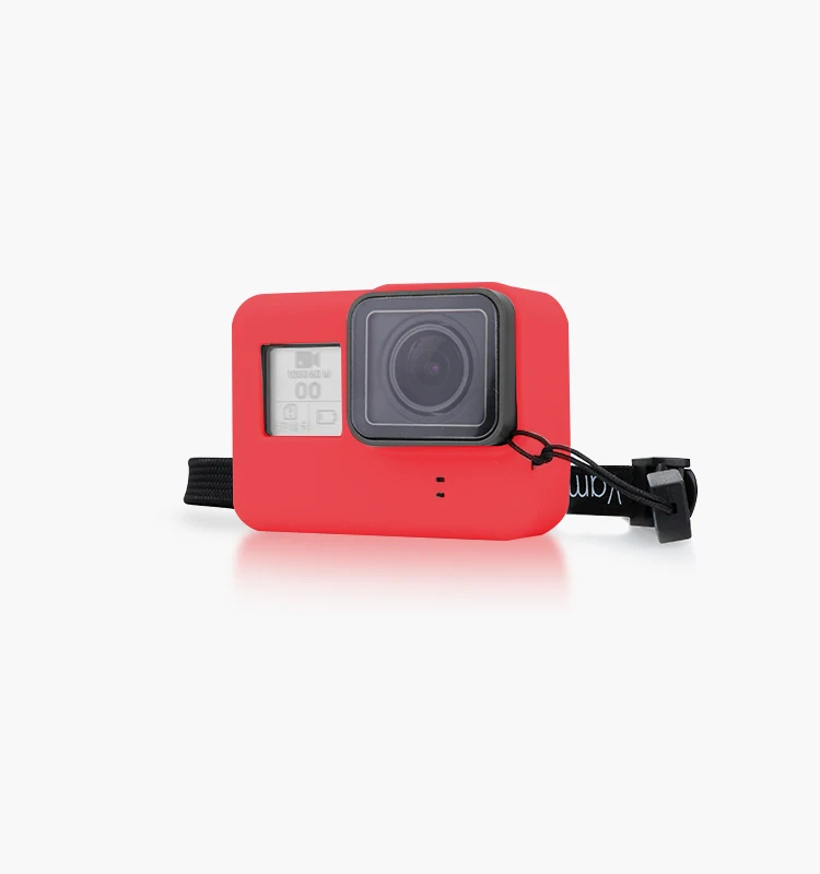 Vamson для Gopro Hero 7 black 6 5 Аксессуары Мягкий силиконовый чехол защитный чехол для Gopro Hero 7 6 5 Black Action camera VP629 - Цвет: VP629-Red-sz