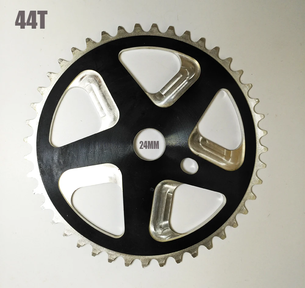 Крутая цена оригинальный CNC алюминиевый сплав 44T 24 мм BMX Велосипед chainwheel|bike