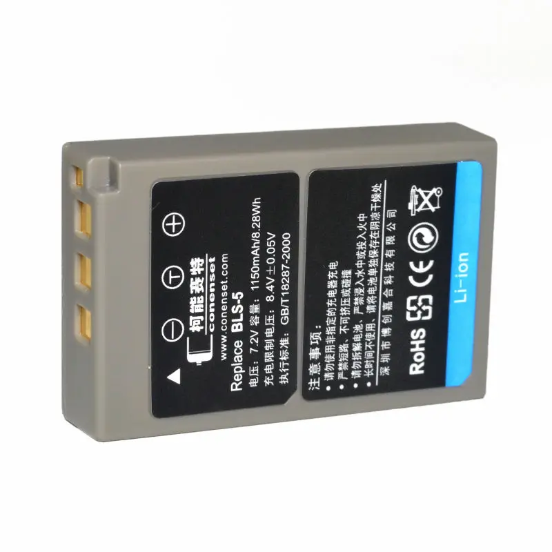 2 шт. BLS-5 BLS-50 BLS50 Батарея+ USB Зарядное устройство для цифровой камеры Olympus OM-D E-M10 Mark II III E-PL5 E-PL6 E-PL8 E-PM1 E-PM2 стилус 1s Камера