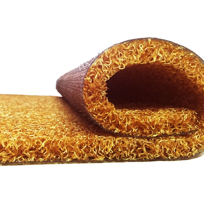 

Environmentally friendly no odor passing SGS quality standards Crystal resin fiber Vacuuming mat Foyer floor mat non-slip mat