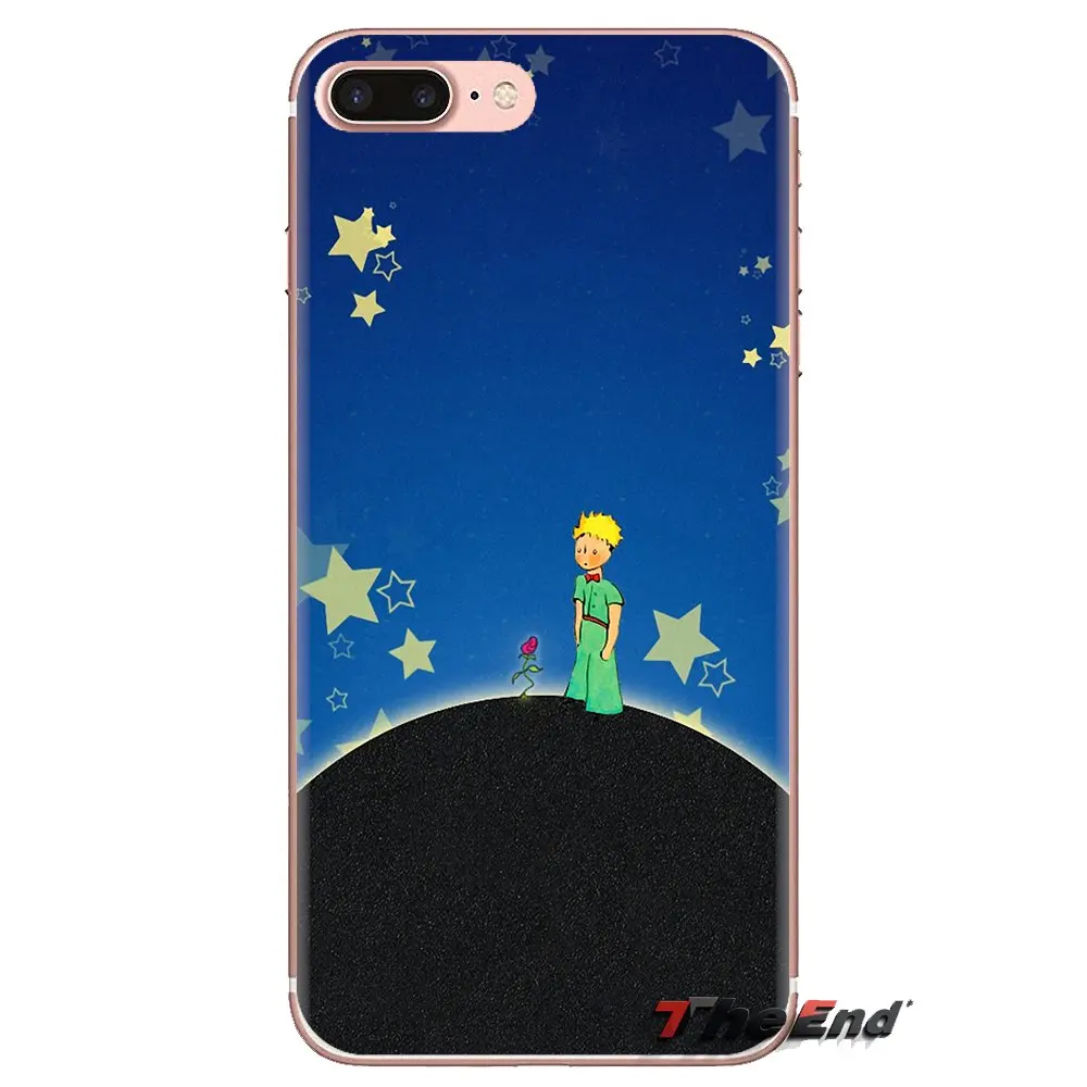 Soft Transparent Covers For Samsung Galaxy A3 A5 A7 A9 A8 Star A6 Plus 2018 2015 2016 2017 The Little Prince Night Planet France |