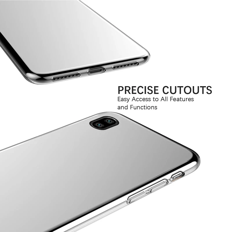 Чехол для Xiaomi Redmi 7A, ультратонкий ТПУ силиконовый прозрачный мягкий чехол-бампер для Xiaomi Redmi 7A, задняя крышка для телефона Redmi 7