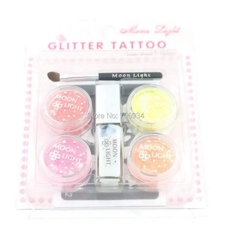 Флуоресцентные Блестящие Татуировки полный набор Временные татуировки 1 4