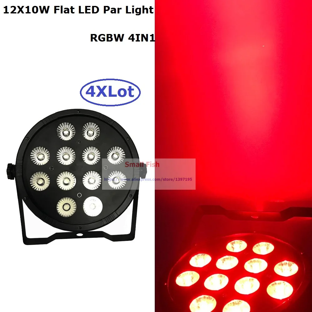 Хорошая цена 4 шт./лот светодиодный светильник четырехцветный 12x10 Вт в 1 RGBW лучевой