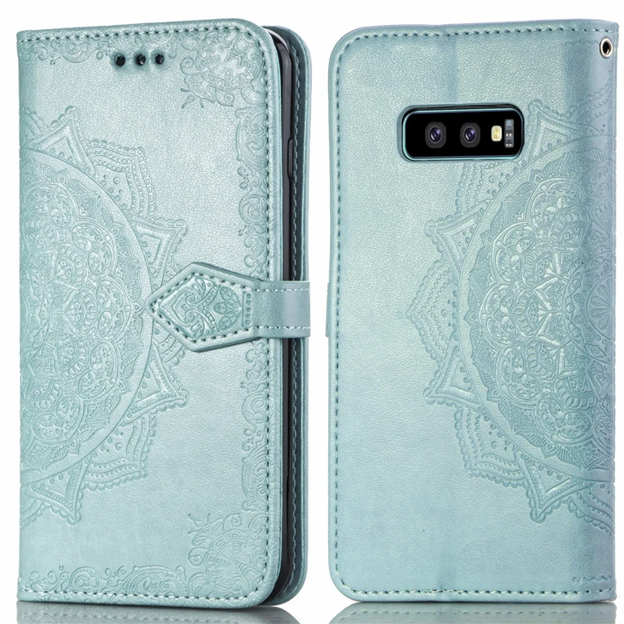 Для samsung S10 Plus чехол для Fundas samsung Galaxy S10E S10 S 10 чехол 3D Мандала Coque Флип кожаный чехол для телефона s Etui