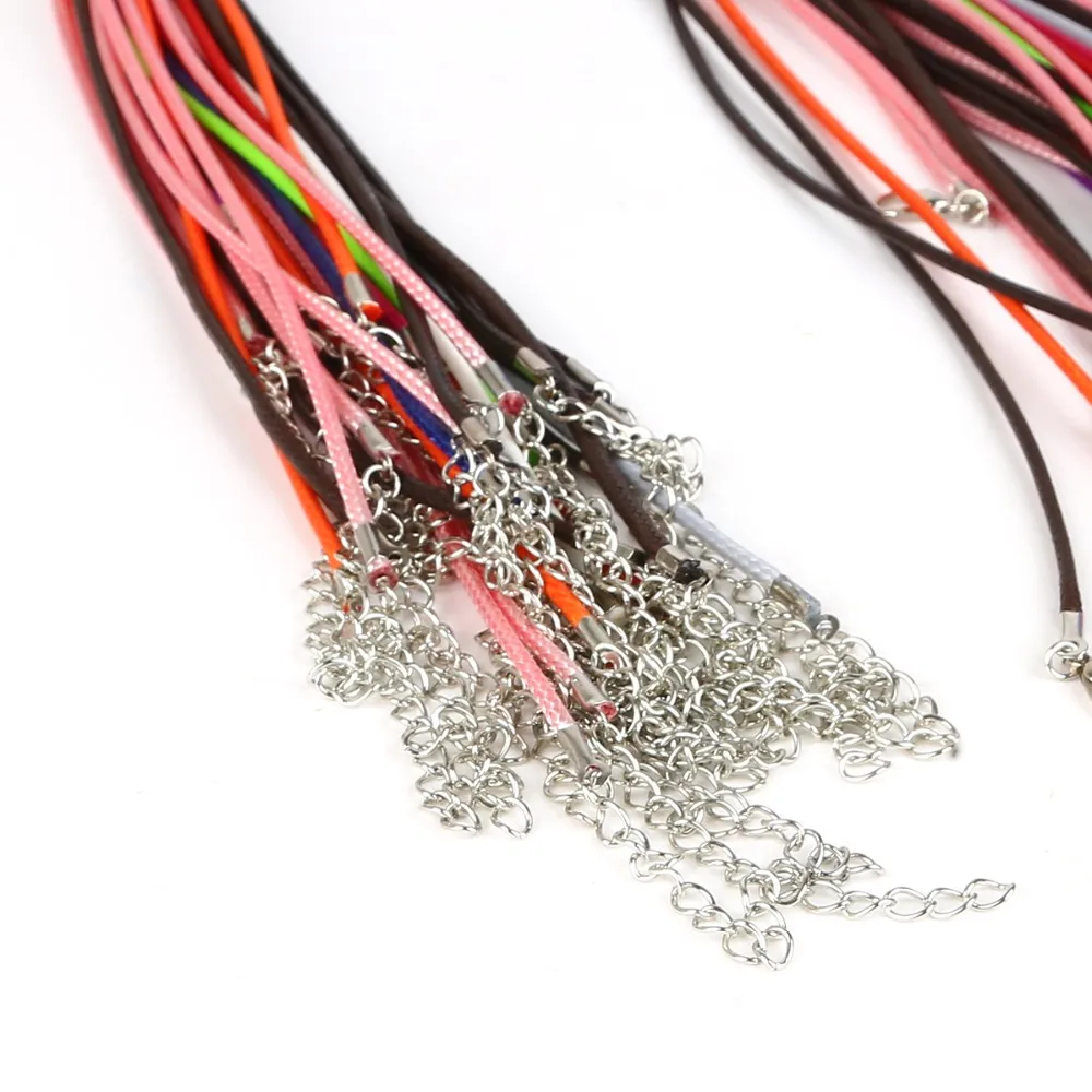 5 шт. цепочки из вощеной кожи 2 мм | Украшения и аксессуары