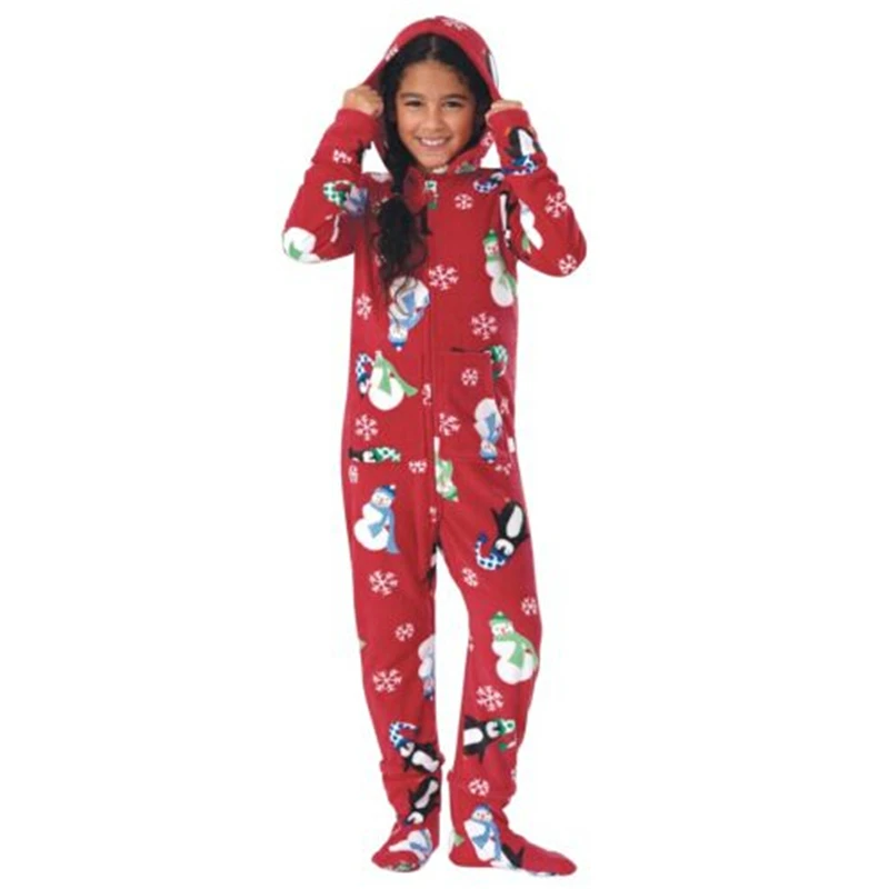 Одинаковые рождественские пижамы для всей семьи Рождественская одежда сна с