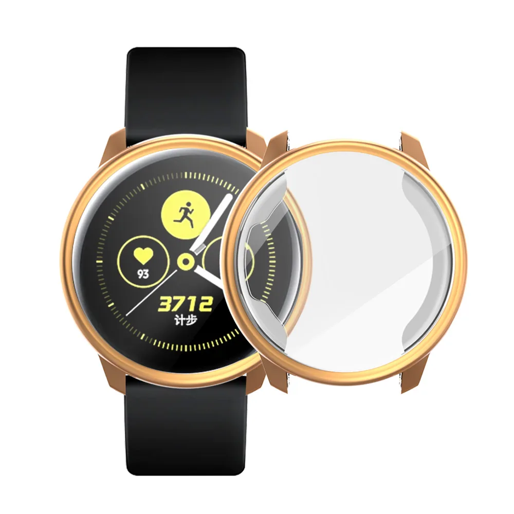 Защитный чехол для экрана для samsung Galaxy Watch Active, Ультратонкий Мягкий ТПУ силиконовый защитный чехол для часов