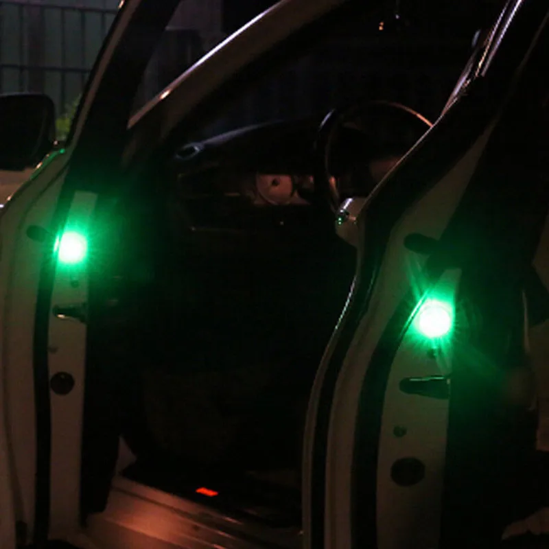 1 пара 5 светодиодных беспроводных автомобильных дверей открывающихся