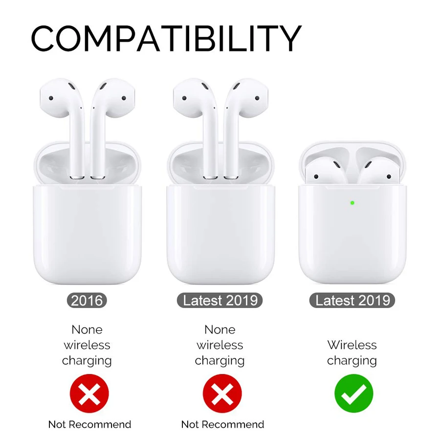 Металлический защитный чехол наклейка для наушников Airpods 2 Apple аксессуары