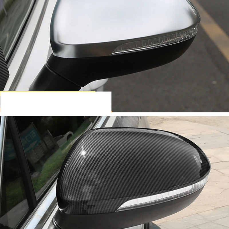 

lsrtw2017 abs car rearview cover for volkswagen arteon 2017 2018 2019 car styling