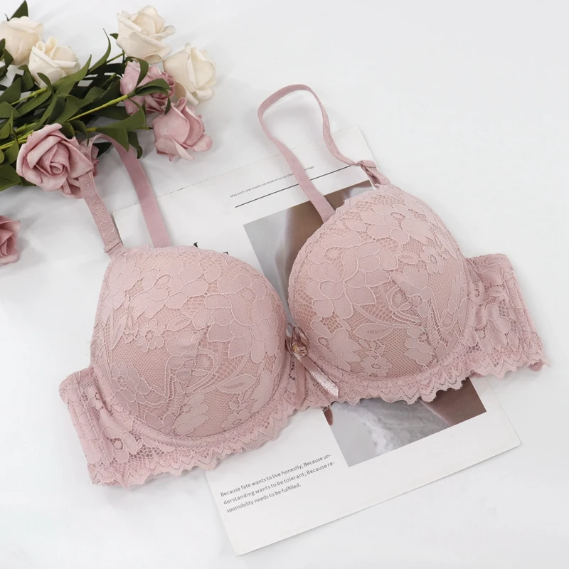 Beauwear, сексуальные, новые, кружевные бюстгальтеры для женщин, на косточках, без косточек, Цветочный, Bh, комфортное нижнее белье, чашечки A B, мягкий, пуш-ап, C D, бюстгальтер без подкладки