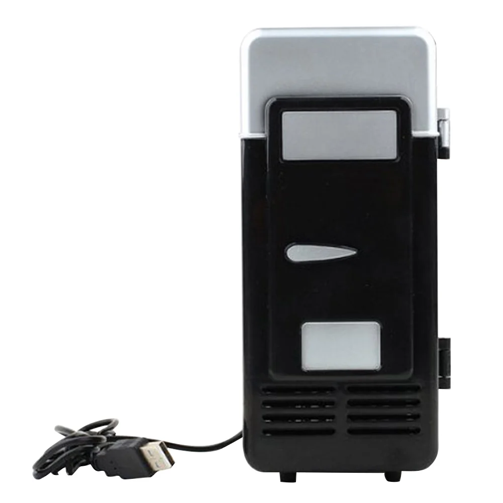 Холодильник мини-холодильник автомобильный банки напиток морозильник портативный холодильник USB PC один 19,4X9X9 см