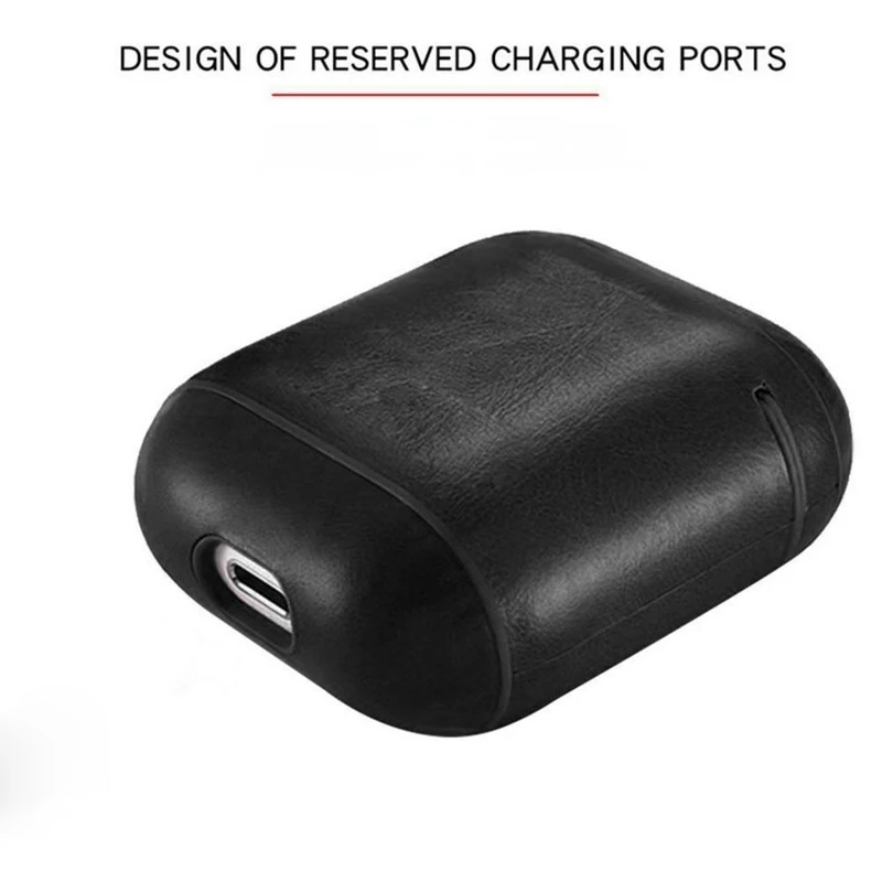 Для Airpods Чехлы Hoesje кожаные наушники защитный чехол для Air Pods 2 1 защита для наушников Каса ETUI COQUE Boitier