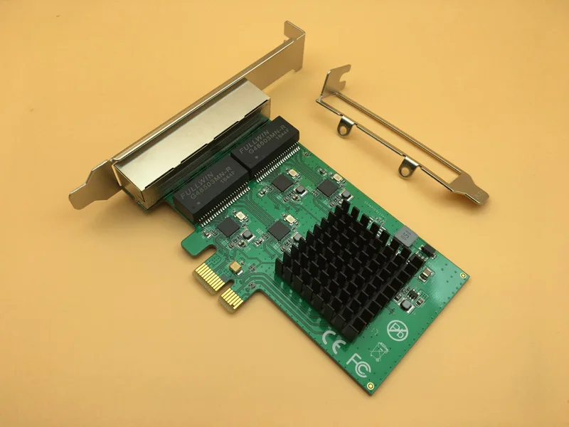 4 порта гигабит Ethernet сетевой адаптер карты PCI E X1 четыре RJ45 интерфейс RTL8111 чипсет