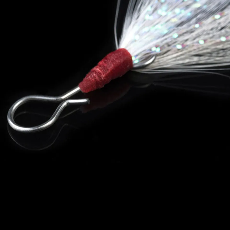 10 штук/лот карповые аксессуары подвески перьевой приманки кровотечения оборудование коробки с принадлежностями.