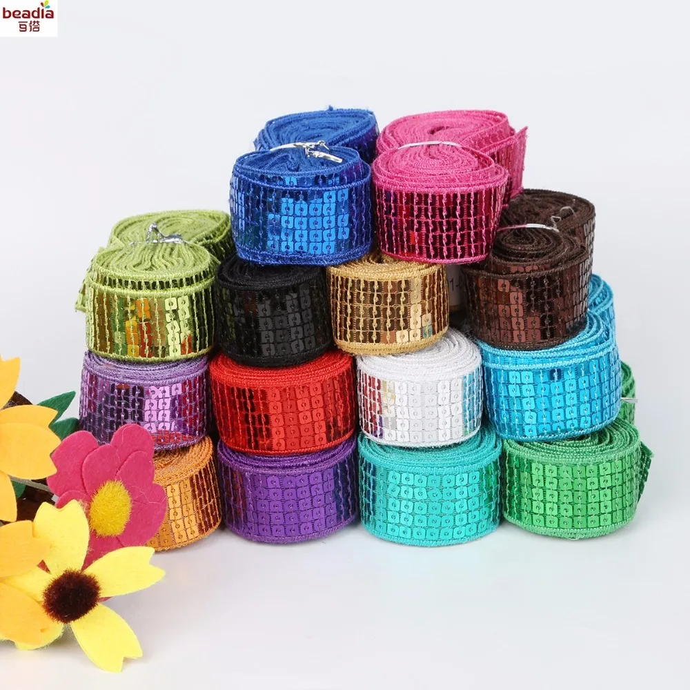 5 10 ярдов кружевные ленты с блестками и бисером|lace sewing|trim sewingsewing diy |