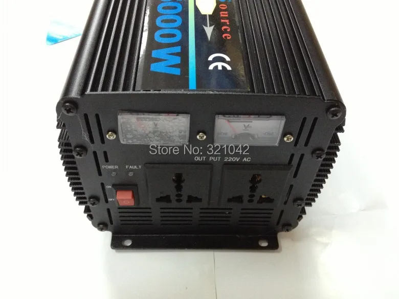 Домашний ИБП 5000 W Инвертер модифицированных волн, DC24V для AC220V с функцией зарядки аккумулятора