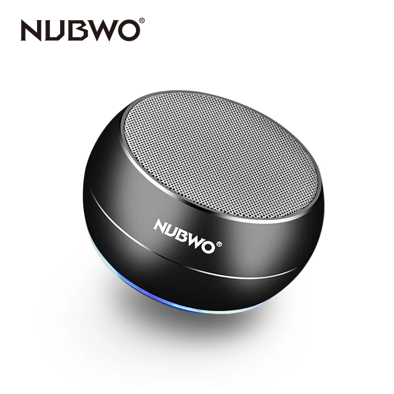 BACK NUBWO портативные bluetooth-колонки с микрофоном, функцией громкой связи, встроенным микрофоном, усиленными басами для iPhone, iPad, samsung и других - Цвет: BACK