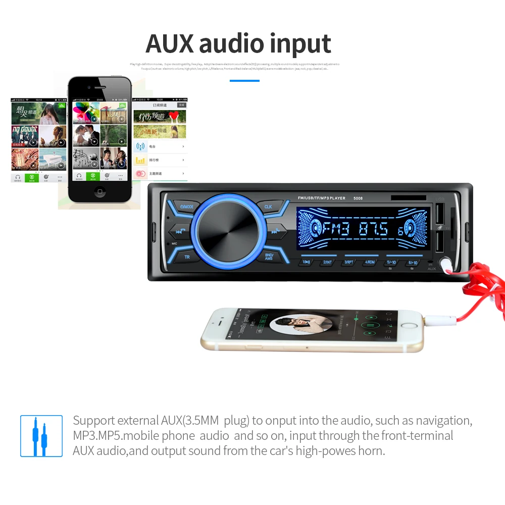 LaBo автомобиля Радио стерео проигрыватель Bluetooth телефона AUX-IN MP3 FM/USB/1 Din/пульт дистанционного управления 12 V автомобильная аудиосистема распродажа