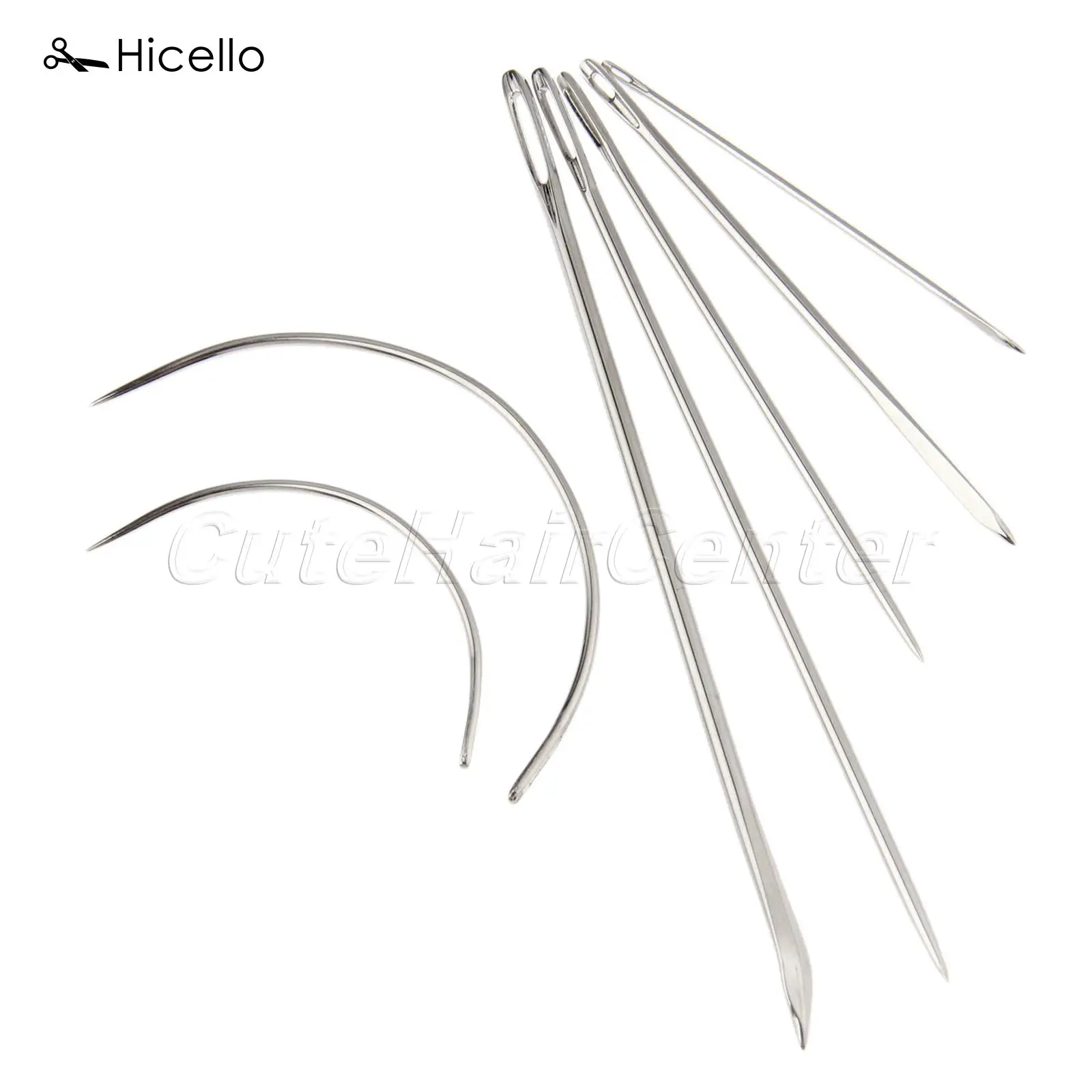 Швейные иглы для рукоделия и ремонта обивки Hicello 7 шт./компл. инструмент шитья кожи