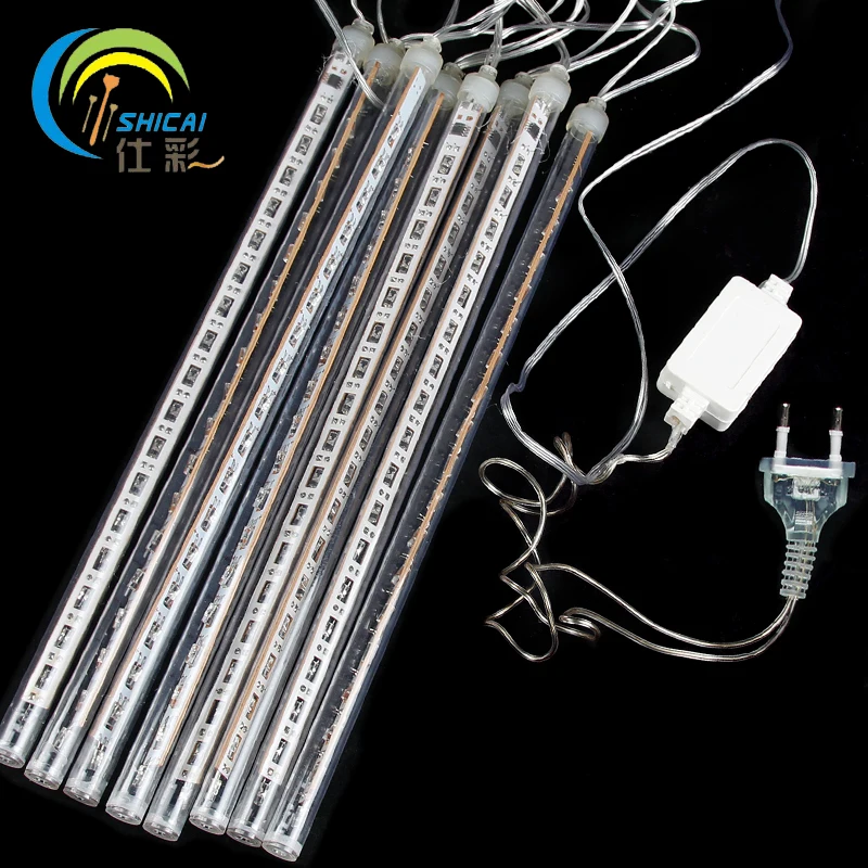 Светодиодный Метеоритный светильник украшение трубки для свадьбы вечеринки