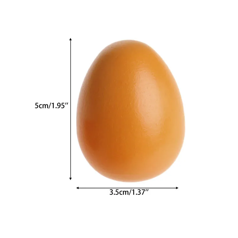 

M89CNew 6pcs Wooden Eggs Yolk Pretend Play Kitchen Food Cooking Kid Child Toy Gift Set