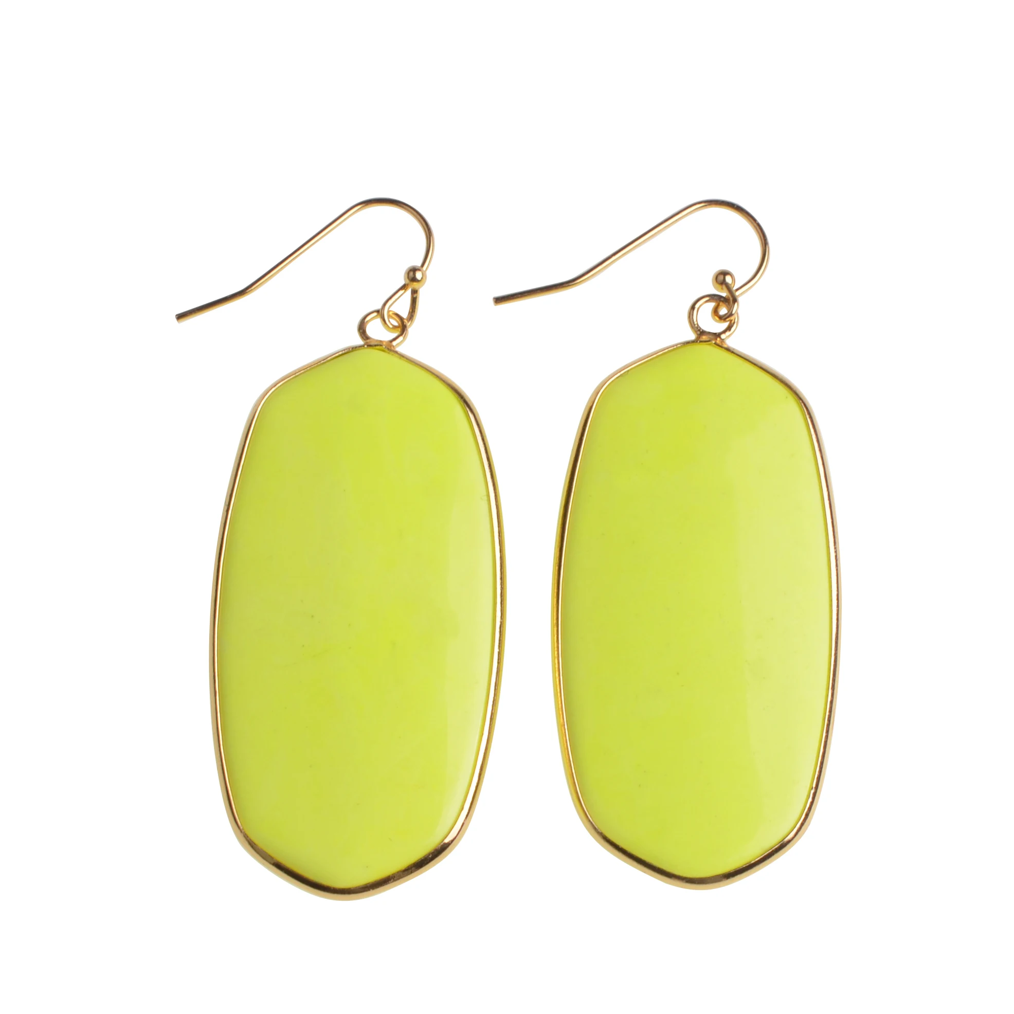 Женские серьги сережки ASHMITA овальные золотого и синего цвета подарок для девушек