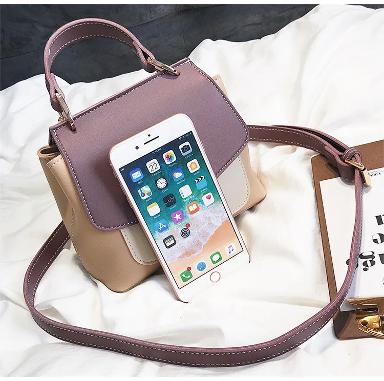 Известные бренды новые модные небольшой женский со вставками на ремне сумки