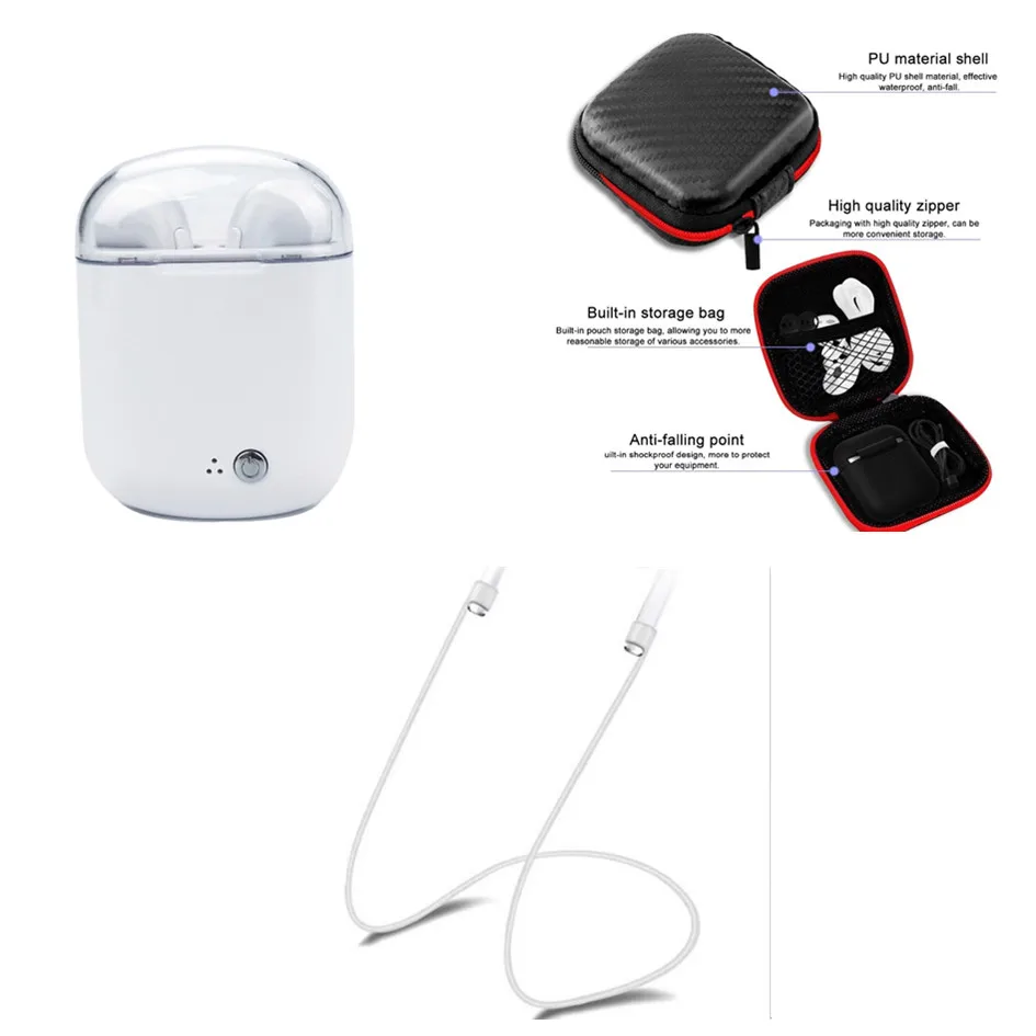 BCWH i7s TWS беспроводные наушники мини Двойные bluetooth гарнитуры с микрофоном