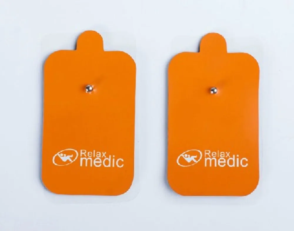 

20pcs/lot good quality orange Electrode Pads for EMS Tens Acupuncture,Slimming massager , Digital Therapy Machine Massager