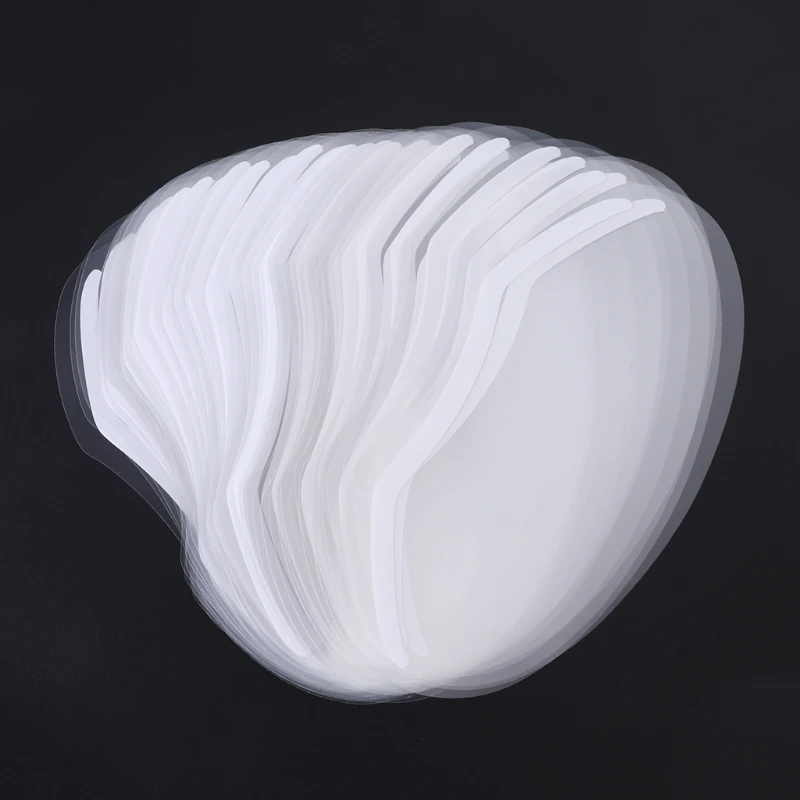 Одноразовая пластиковая маска для волос салона 50 шт. защитная глаз|Аксессуары