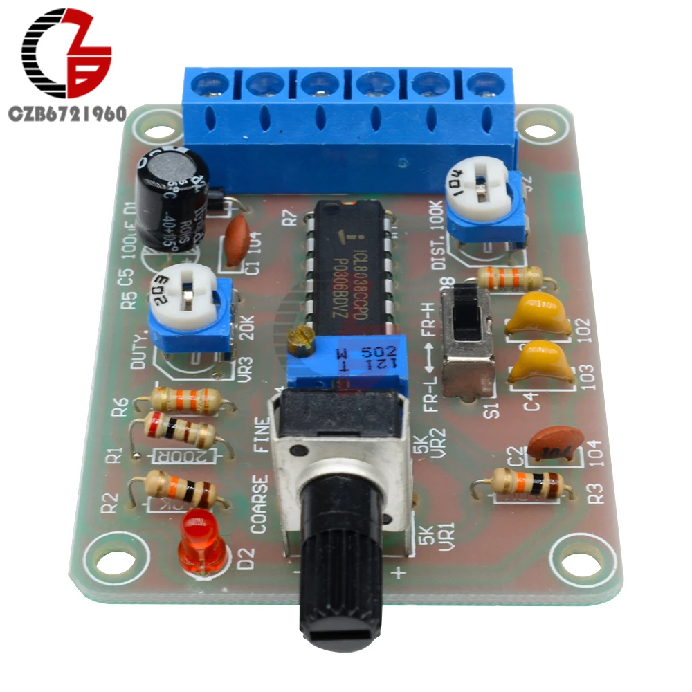 ICL8038 монолитный генератор сигналов модульный синусоидальный квадратный