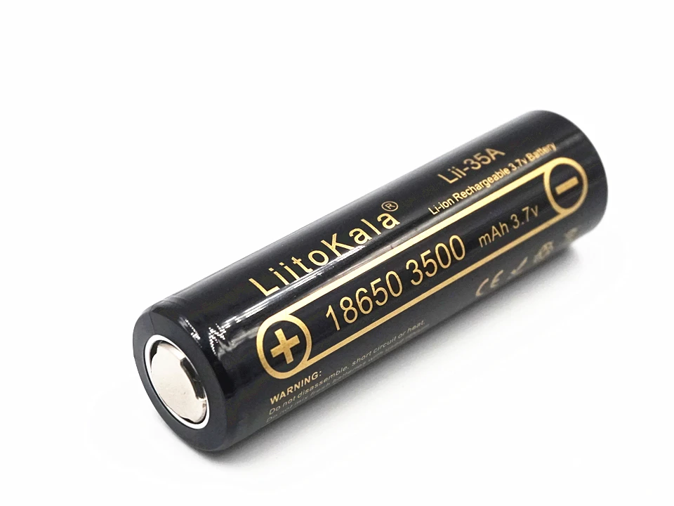 lii-35a liitokala 3,7 v 3500 mah NCR 18650ga 10a descarga baterias recargables para 18650 bateria мкА