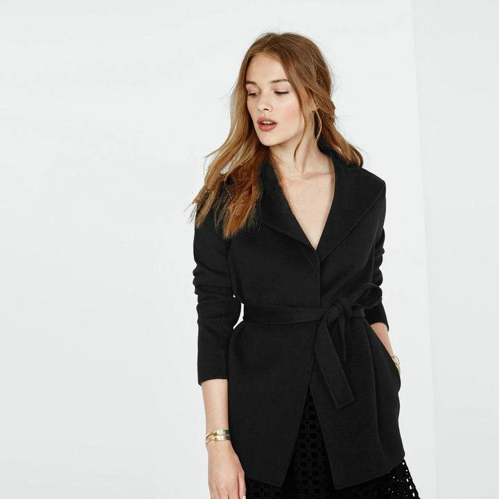 

Casual Women's Woolen Suit Type Jacket, Cheap and Chic Everyday Wear Wool Jacket