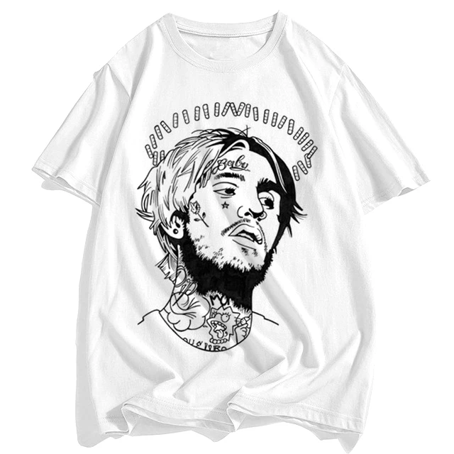 Новинка рэпер Lil Peep футболка рэп хип-хоп LilPeep Мужская крутая футболка с графическим принтом Футболка Хип-хоп топы уличная футболка - Цвет: A0500-A22-9