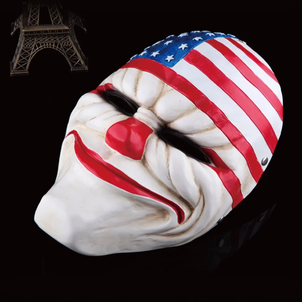 Маска Далласа H & D Payday 2 копия маска клоуна для геймеров и косплея фестиваль|dallas