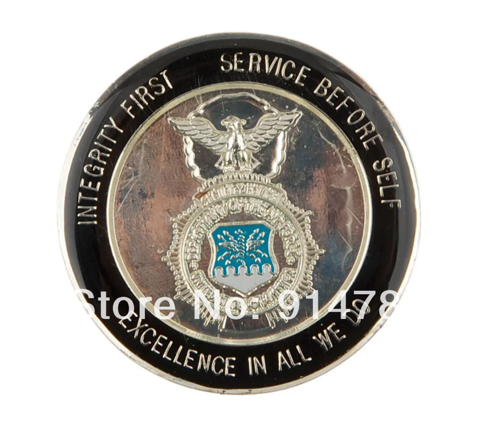США Охранные силы LACKLAND AFB TX CHALLENGE COIN 34016|challenger| |