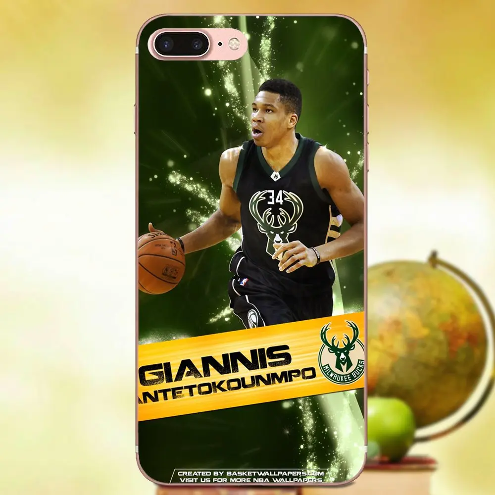 Мягкий ТПУ защитный чехол для телефона Giannis Antetokounmpo Samsung Galaxy Note 2 3 4 5 8 9 S3 S4 S5 S6 S7 S8 S9