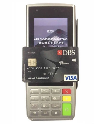 Беспроводная Поддержка терминала POS с магнитной картой/смарт картой IC и NFC rfid ic card