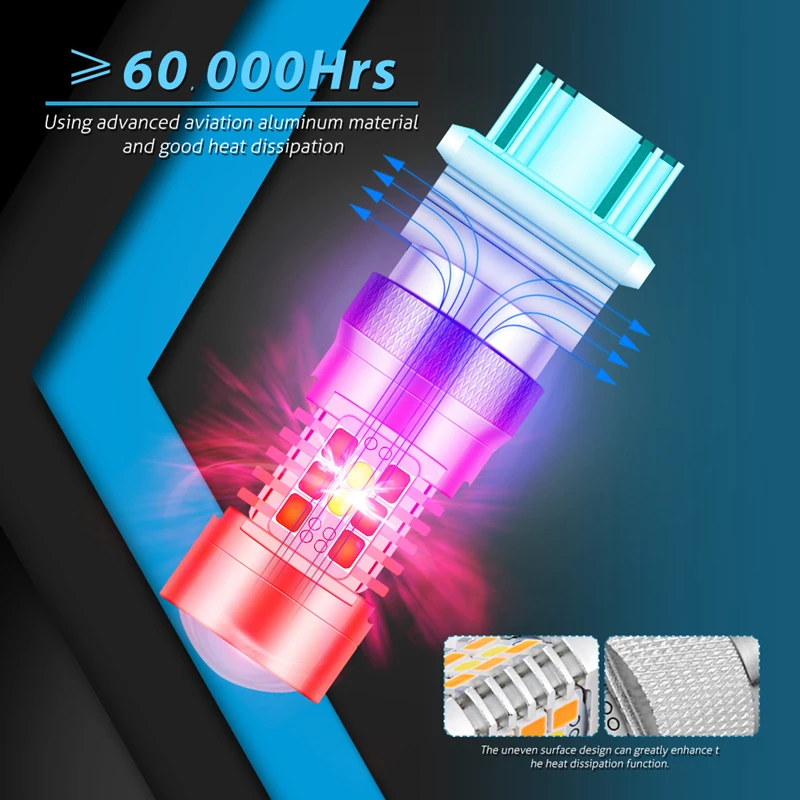 Светодиодные лампы высокой мощности 2835 28-SMD светодиодный 3157 3357 3457 4157 светодиодные