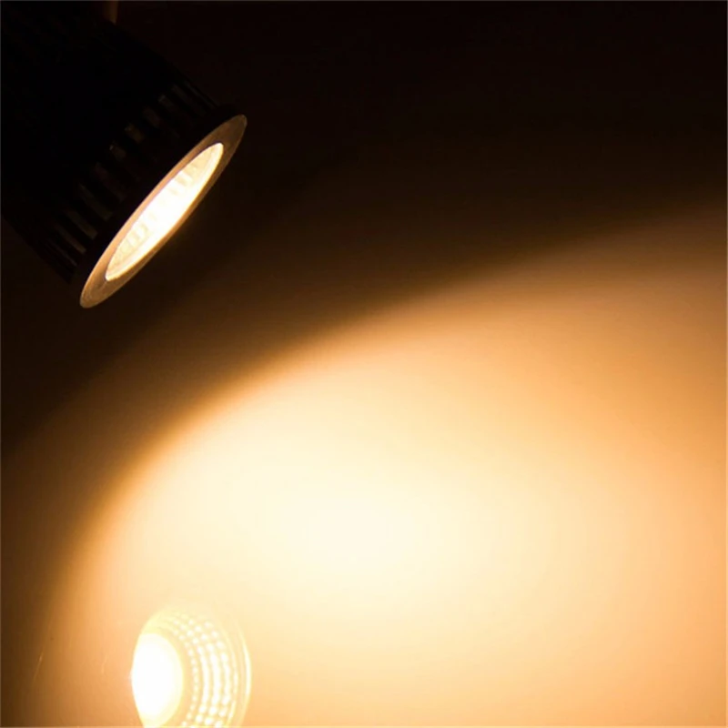 

New High Power Lampada Led MR16 GU5.3 COB 9w12w 15w Dimmable Led Cob Spotlight Warm Cool White MR 16 12V Bulb Lamp GU 5.3 220V